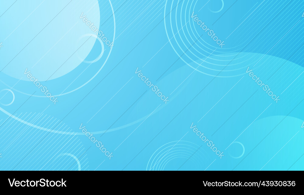 Modern circles background with gradient style vector image