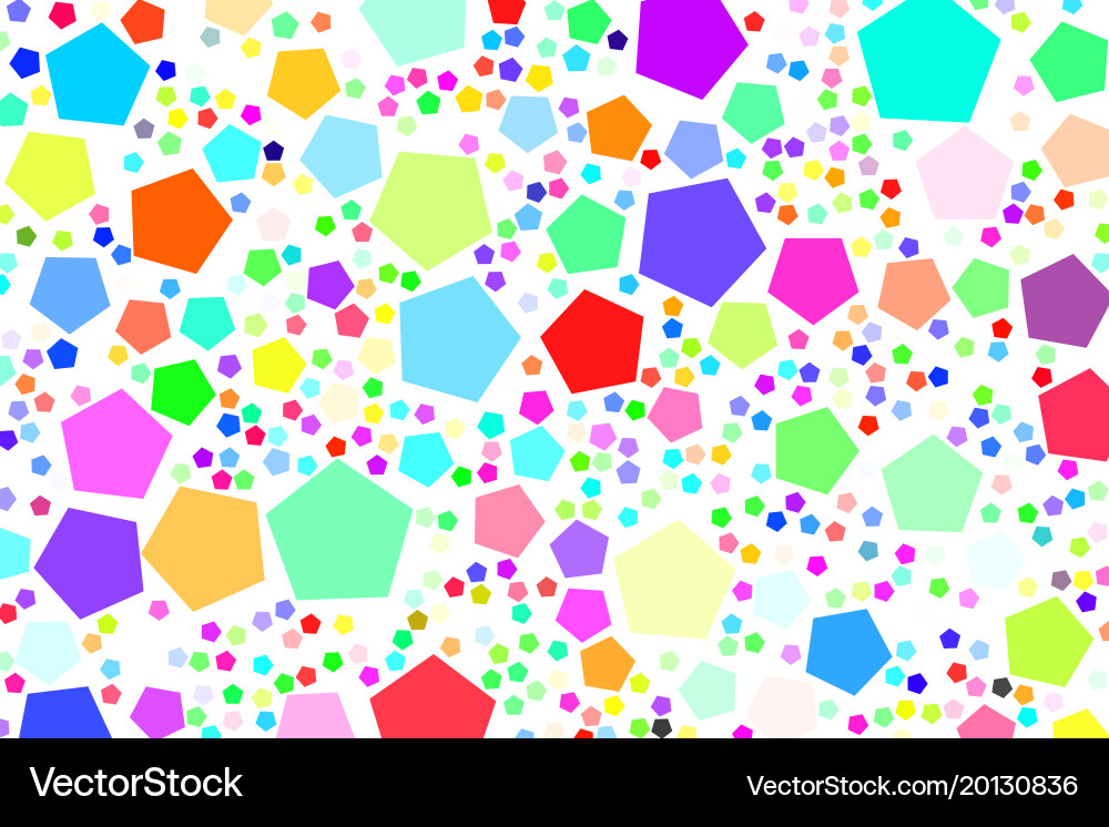 Shape pattern background for graphic design vector image