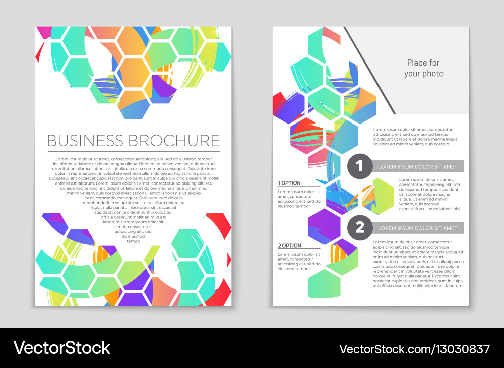Abstract layout background set for art vector image