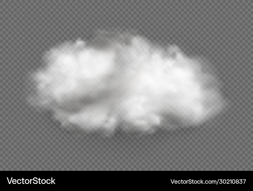 Cloud fog smoke urban smog Cloud fog smoke urban smog vector image
