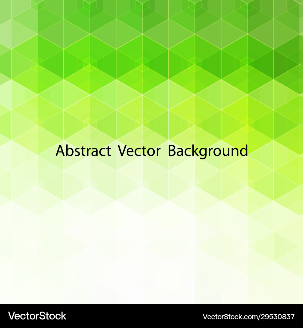 Green shiny triangle shapes technical background Green shiny triangle shapes technical background vector image