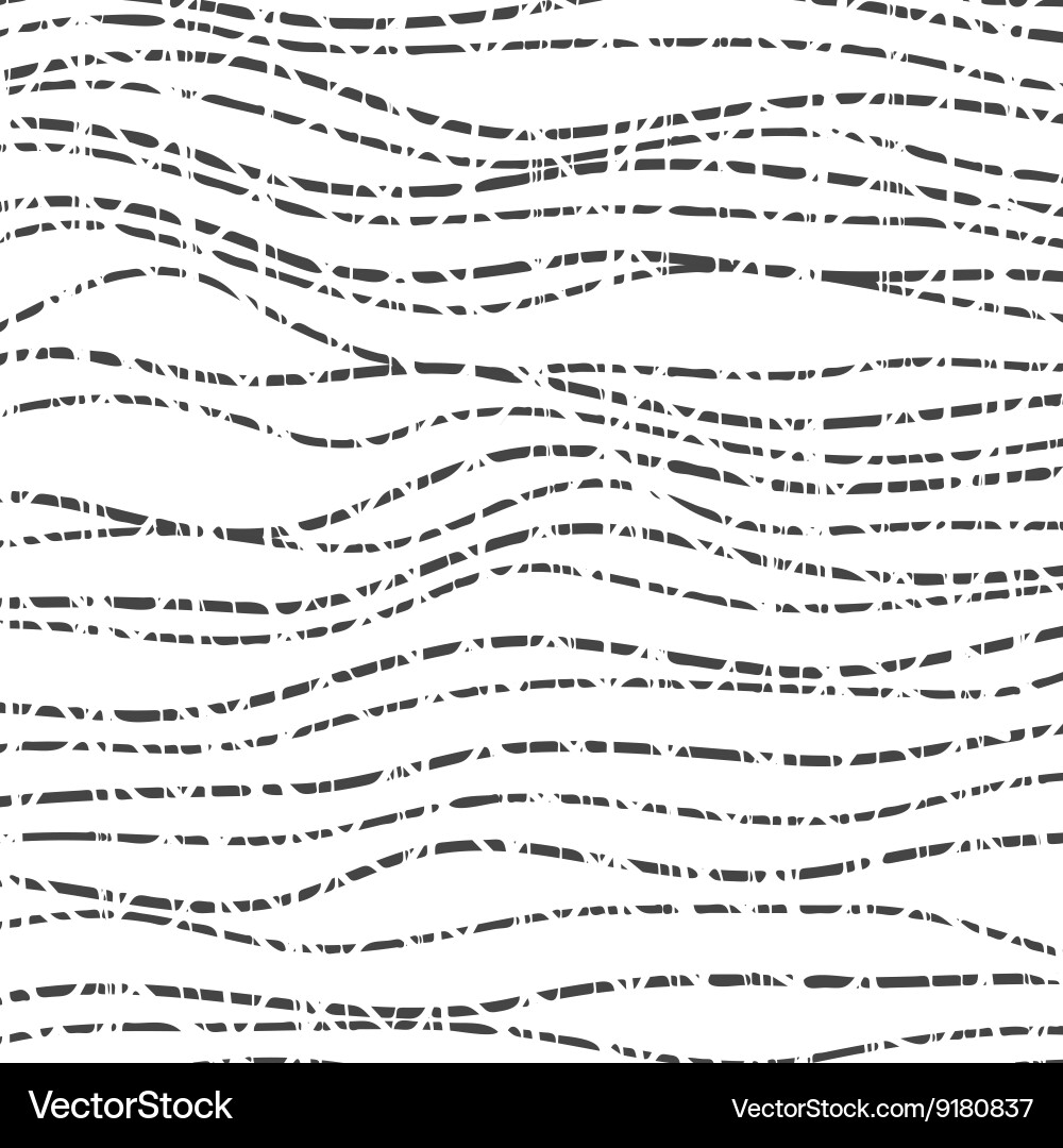 Hand drawn uneven scribble and irregular lines vector image