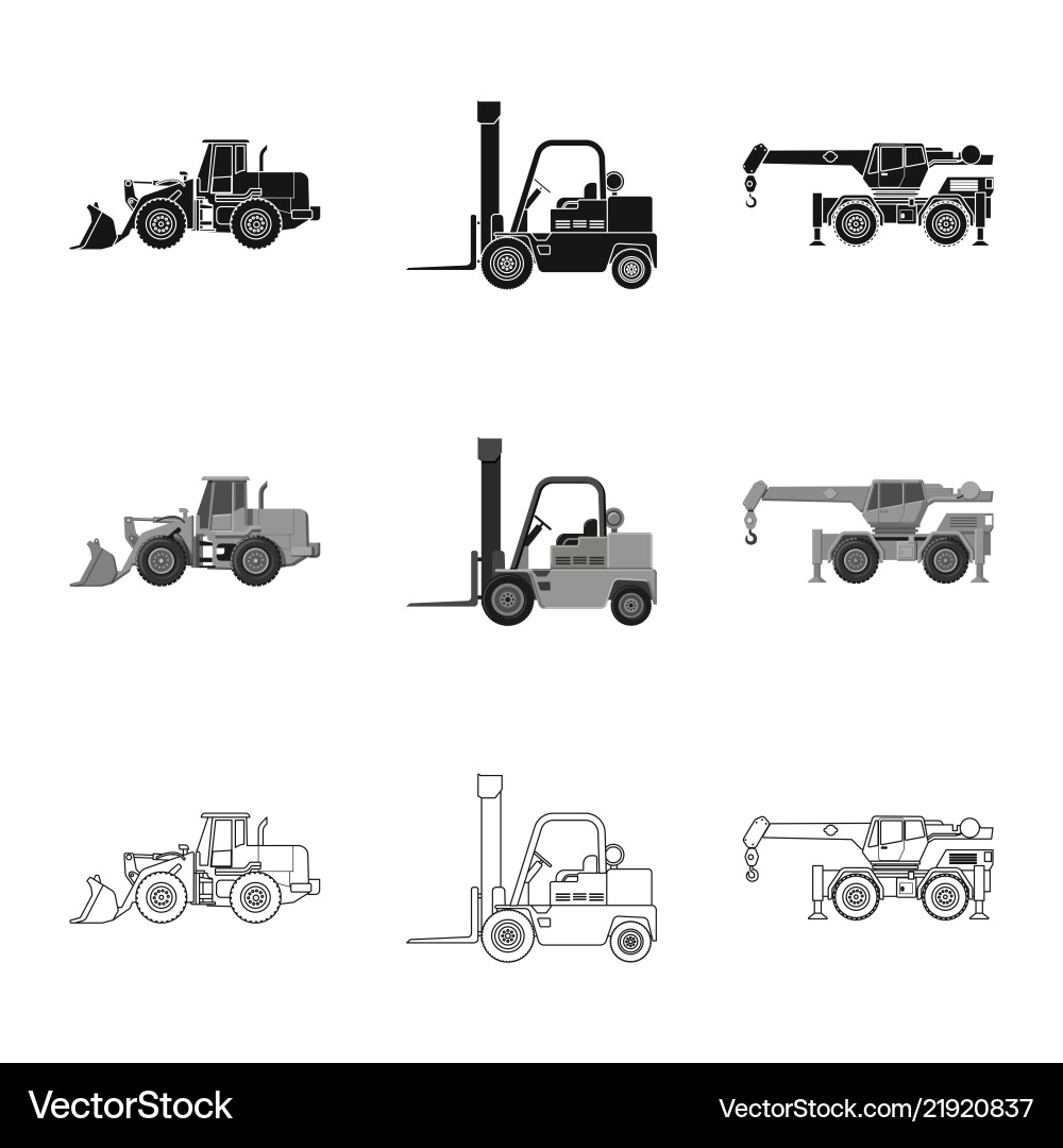 Isolated object of build and construction sign Isolated object of build and construction sign vector image