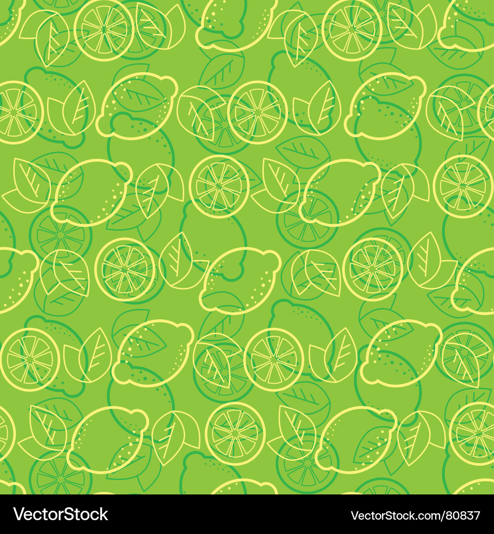 Lemon Pattern - Citrus Splash vector image