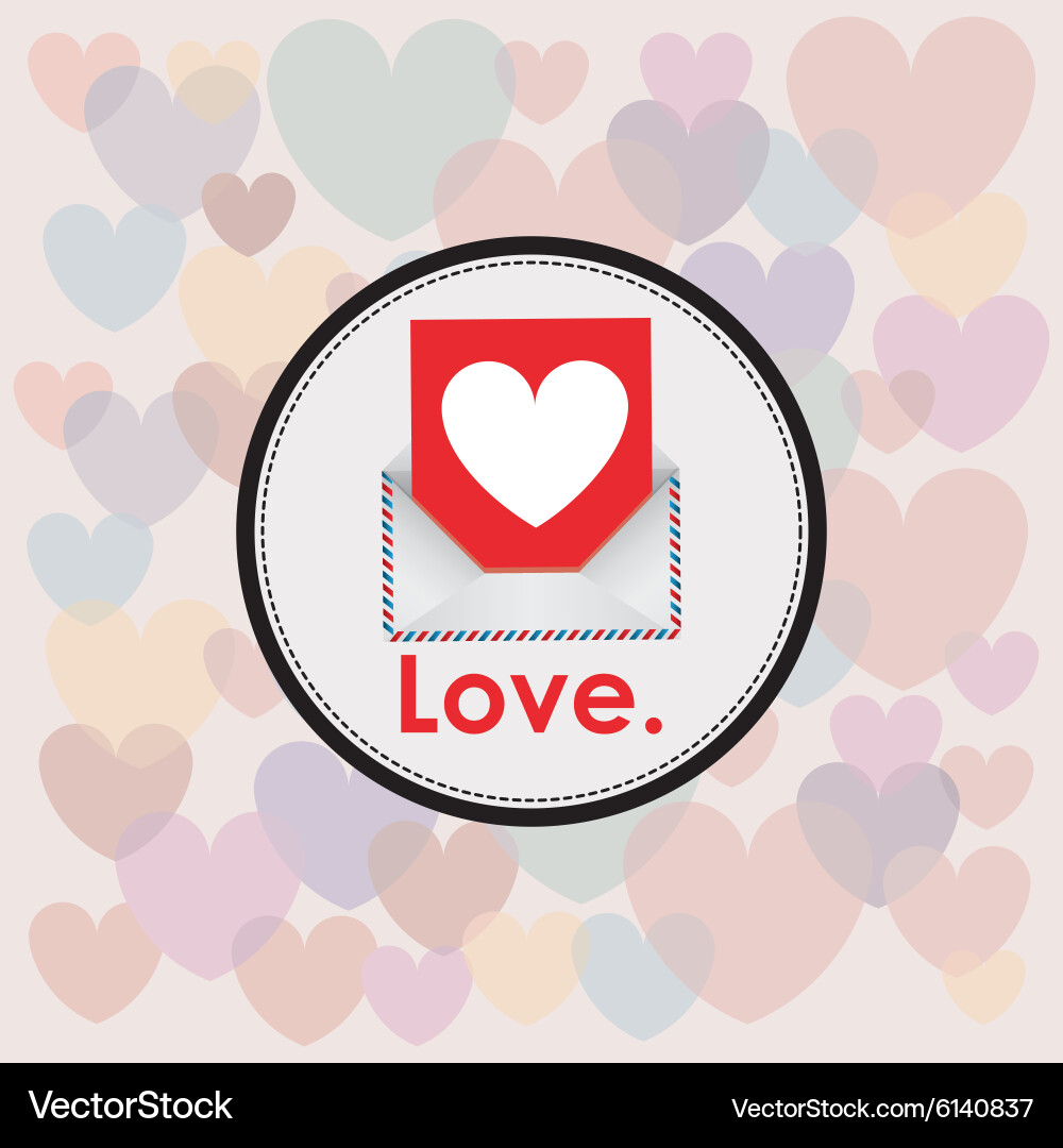 Message design vector image