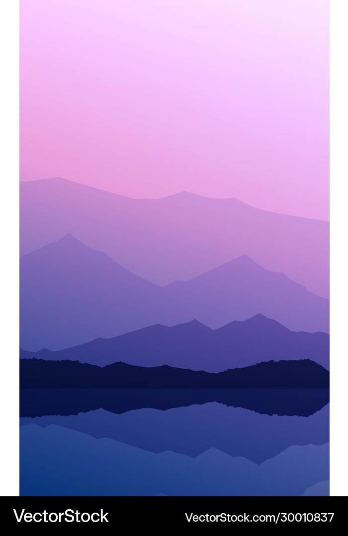Mountains horizon hills natural silhouettes Mountains horizon hills natural silhouettes vector image