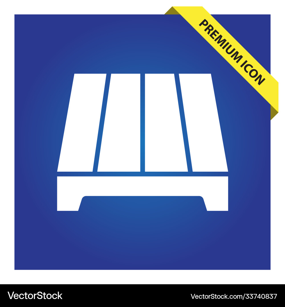 Pallet icon for web and mobile vector image