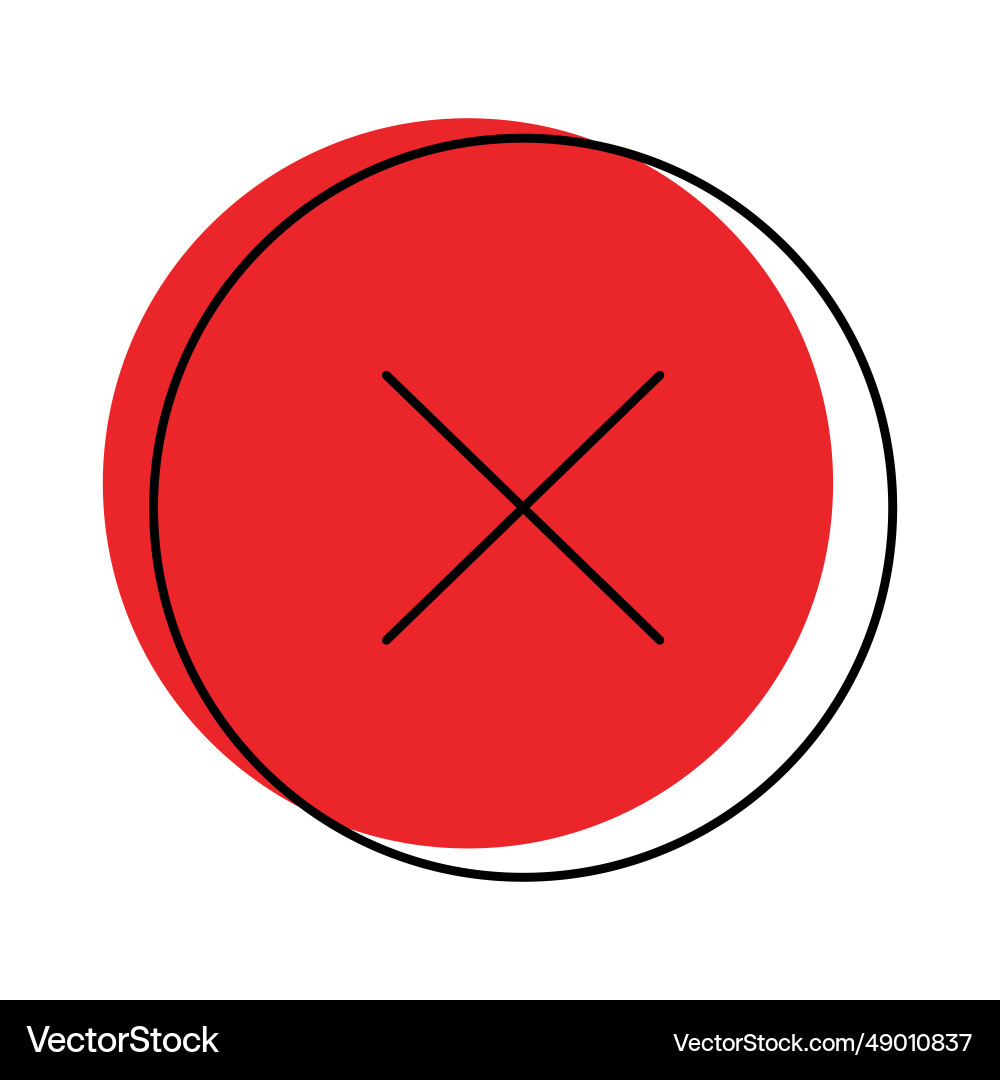 Stop button icon Stop button icon vector image