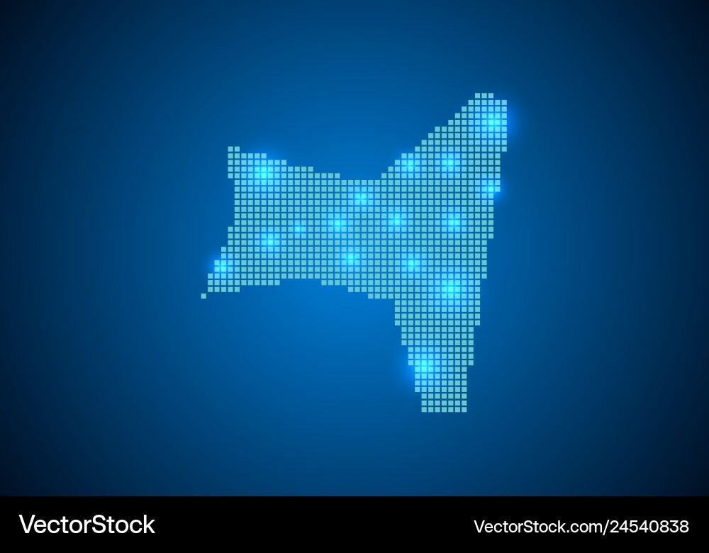 Abstract blue background with map internet line Abstract blue background with map internet line vector image