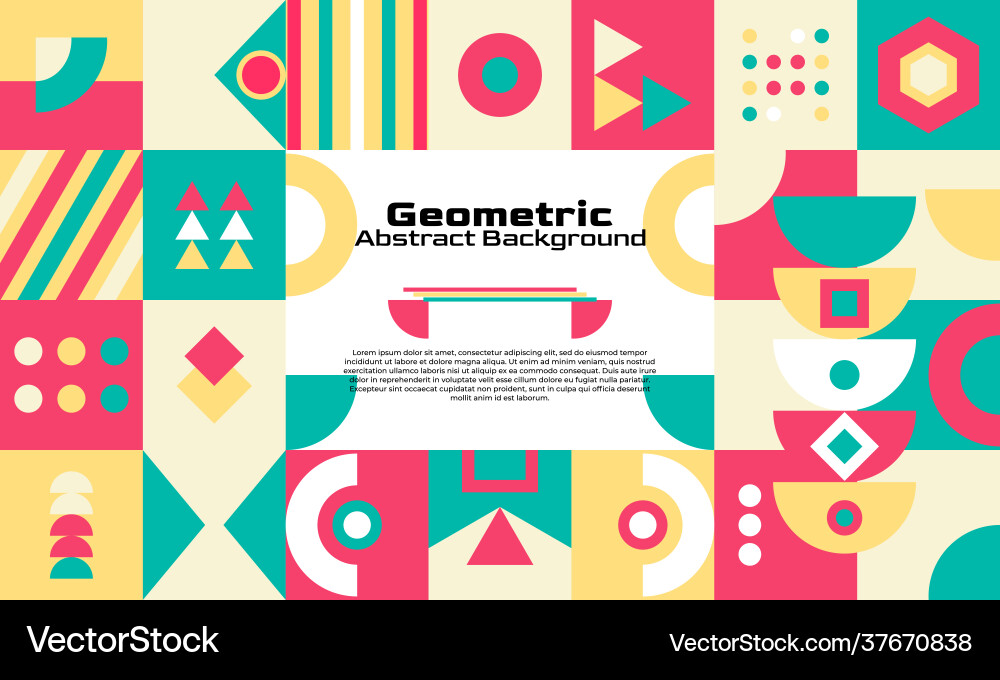 Abstract geometric background minimal design Abstract geometric background minimal design vector image