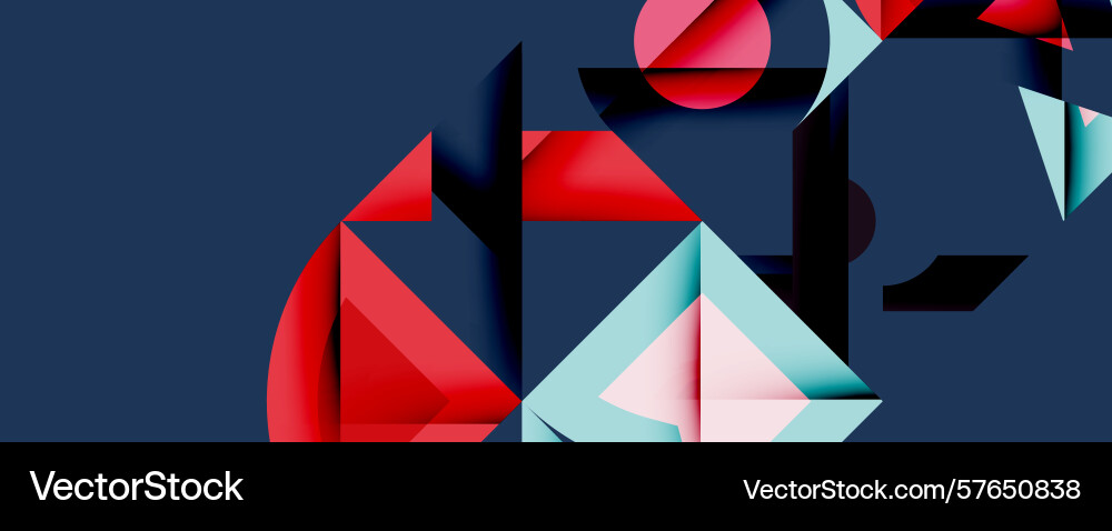 Abstract geometric shapes overlap creating Abstract geometric shapes overlap creating vector image