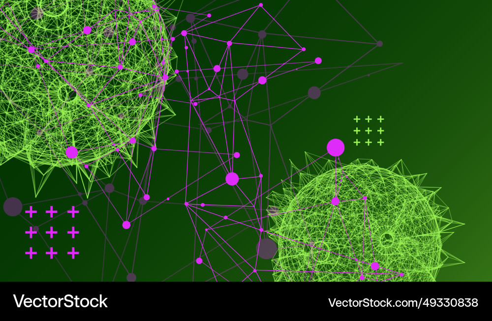 Abstract sphere background with plexus effect 3d Abstract sphere background with plexus effect 3d vector image