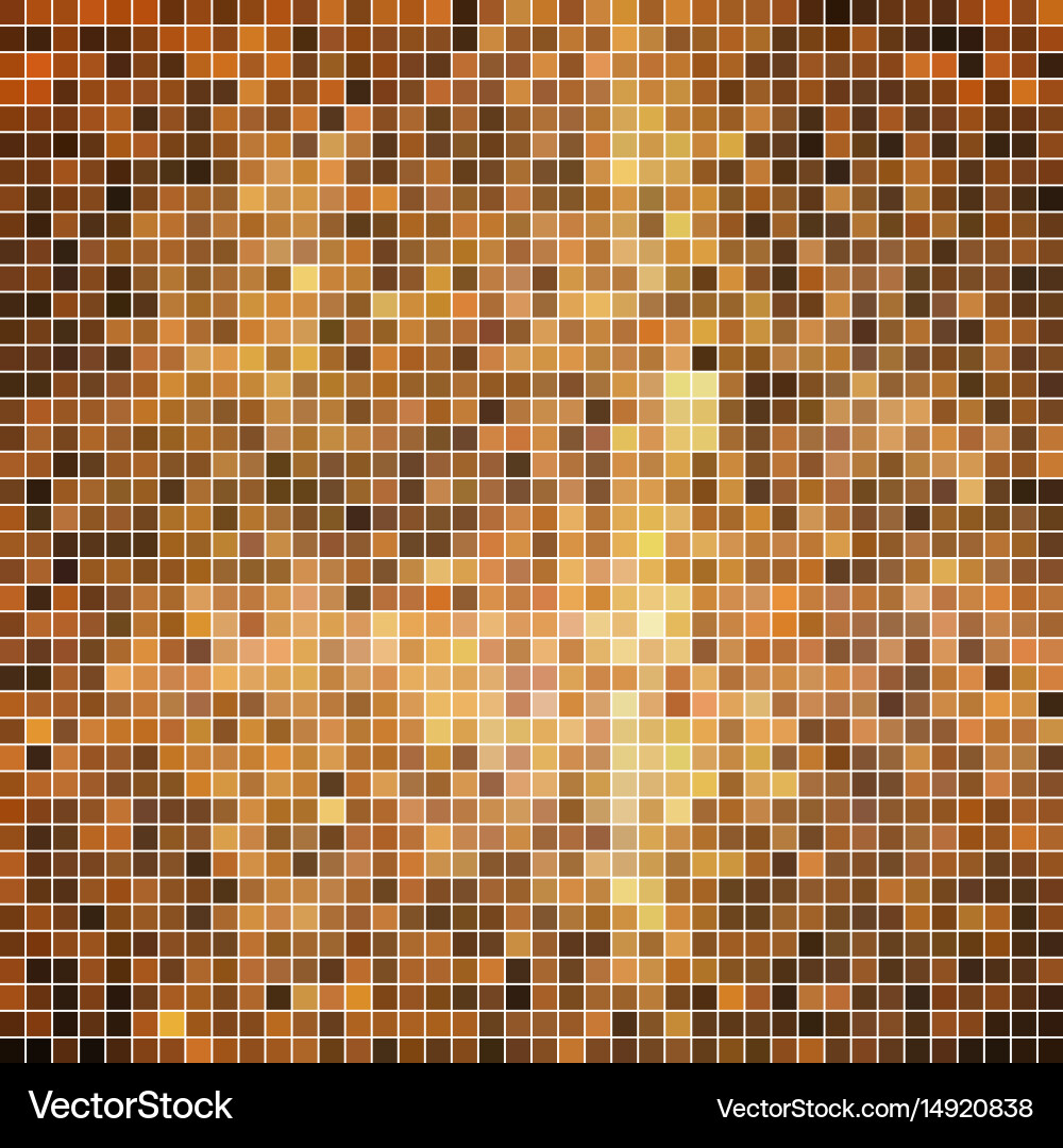 Abstract square pixel mosaic background Vector Image