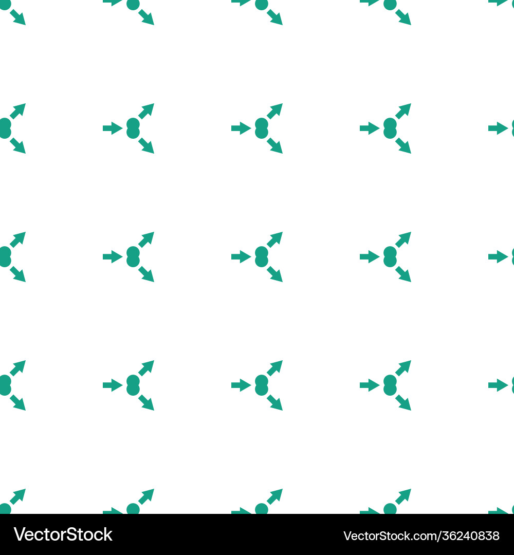 Atom move icon pattern seamless white background vector image