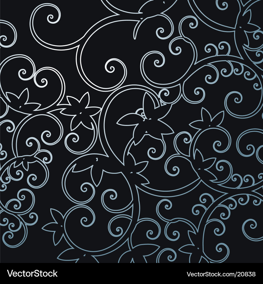Leaf Swirl Background vector image