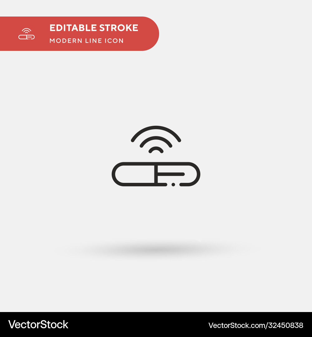 Microchip simple icon symbol Microchip simple icon symbol Vector Image