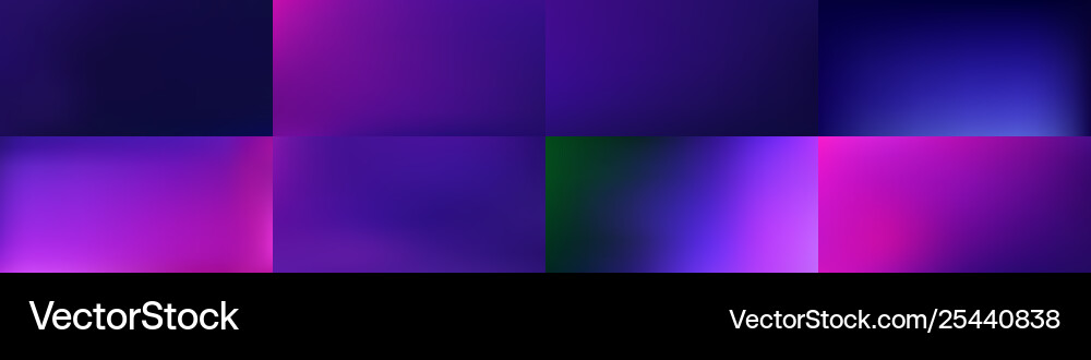 Set smooth abstract colorful mesh backgrounds Set smooth abstract colorful mesh backgrounds vector image