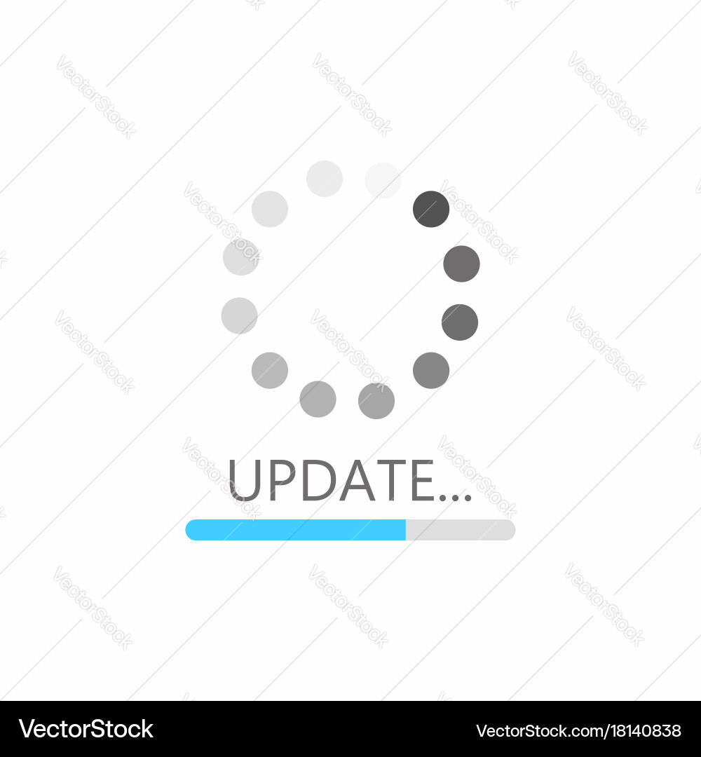 Software Update Icon vector image