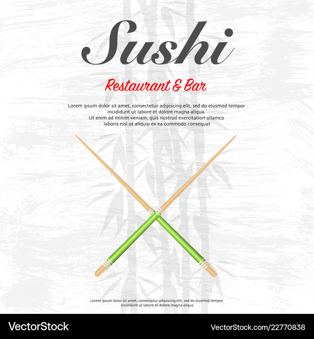 Sushi Restaurant Tapete Sushi Restaurant Tapete vektorbild