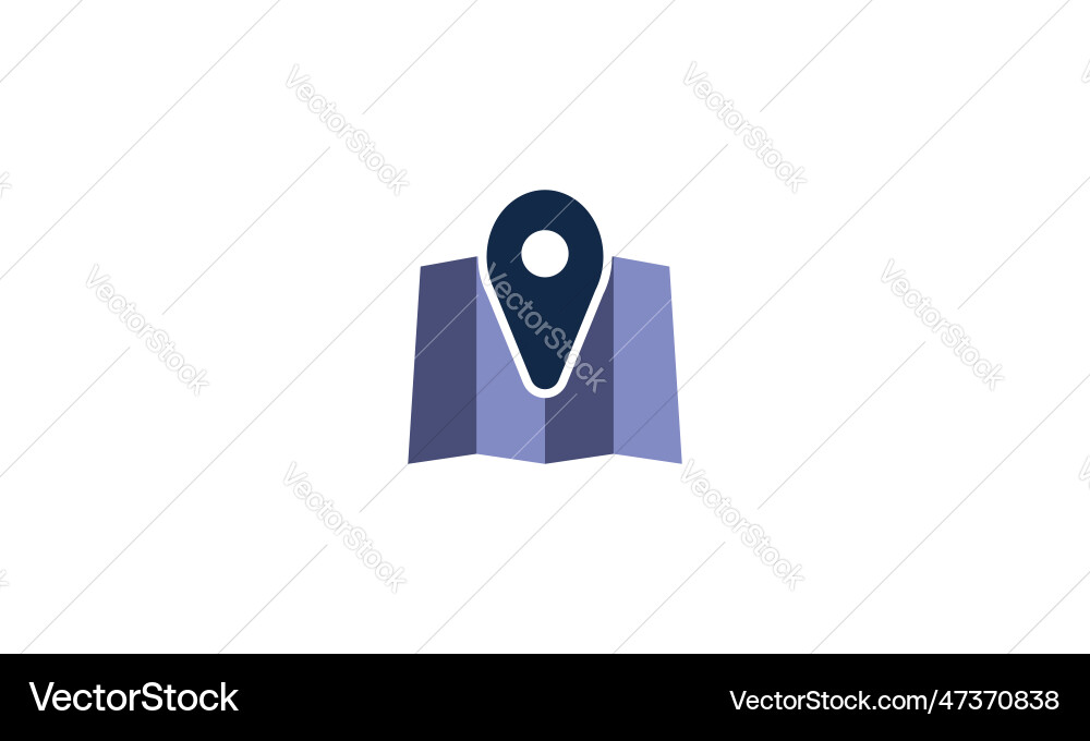 Tracking map icon location pin logotype web Tracking map icon location pin logotype web vector image