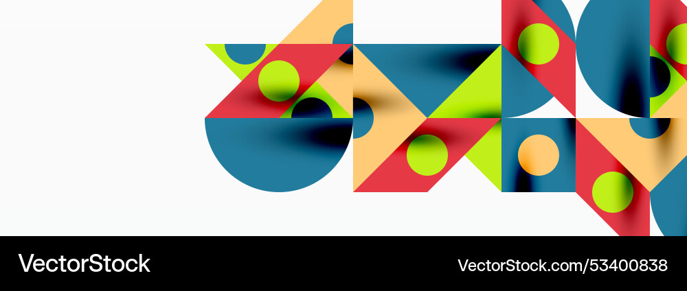 Trendy triangles lines round elements and circles Trendy triangles lines round elements and circles Vector Image