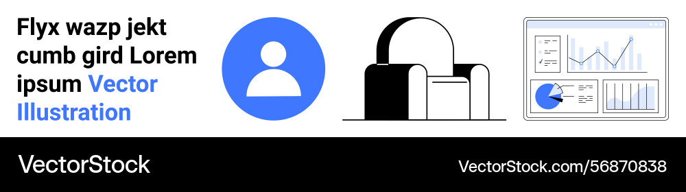 User profile icon security lock and data User profile icon security lock and data vector image