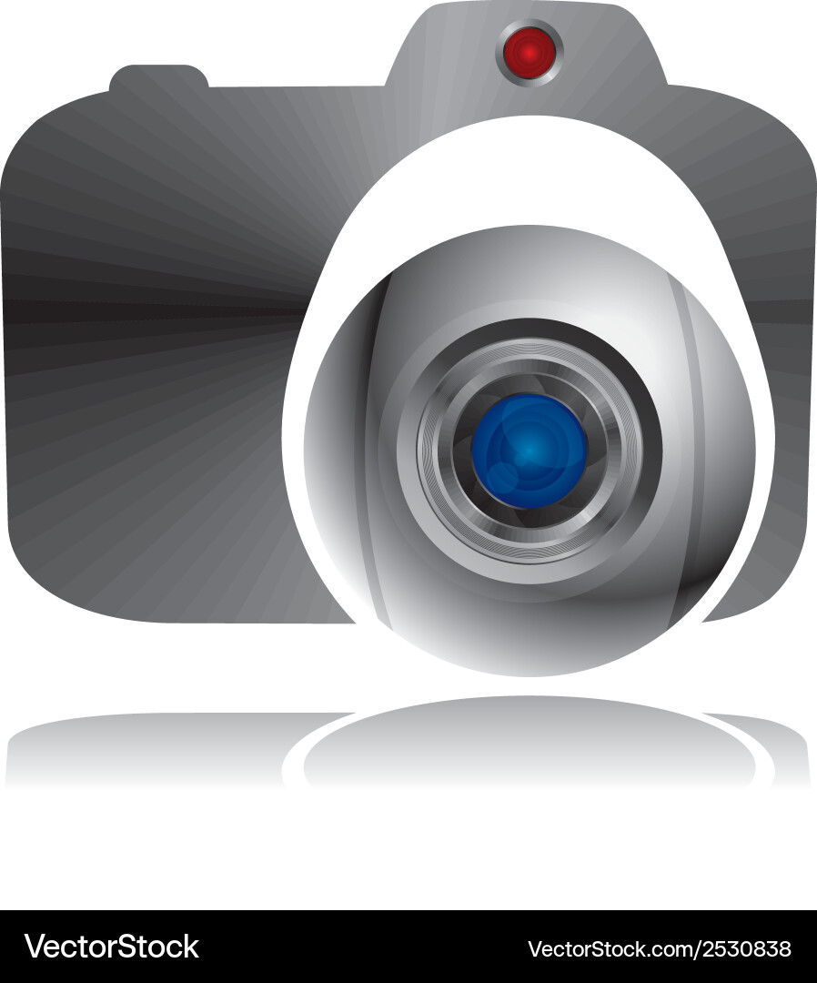 Web cam design background vector image