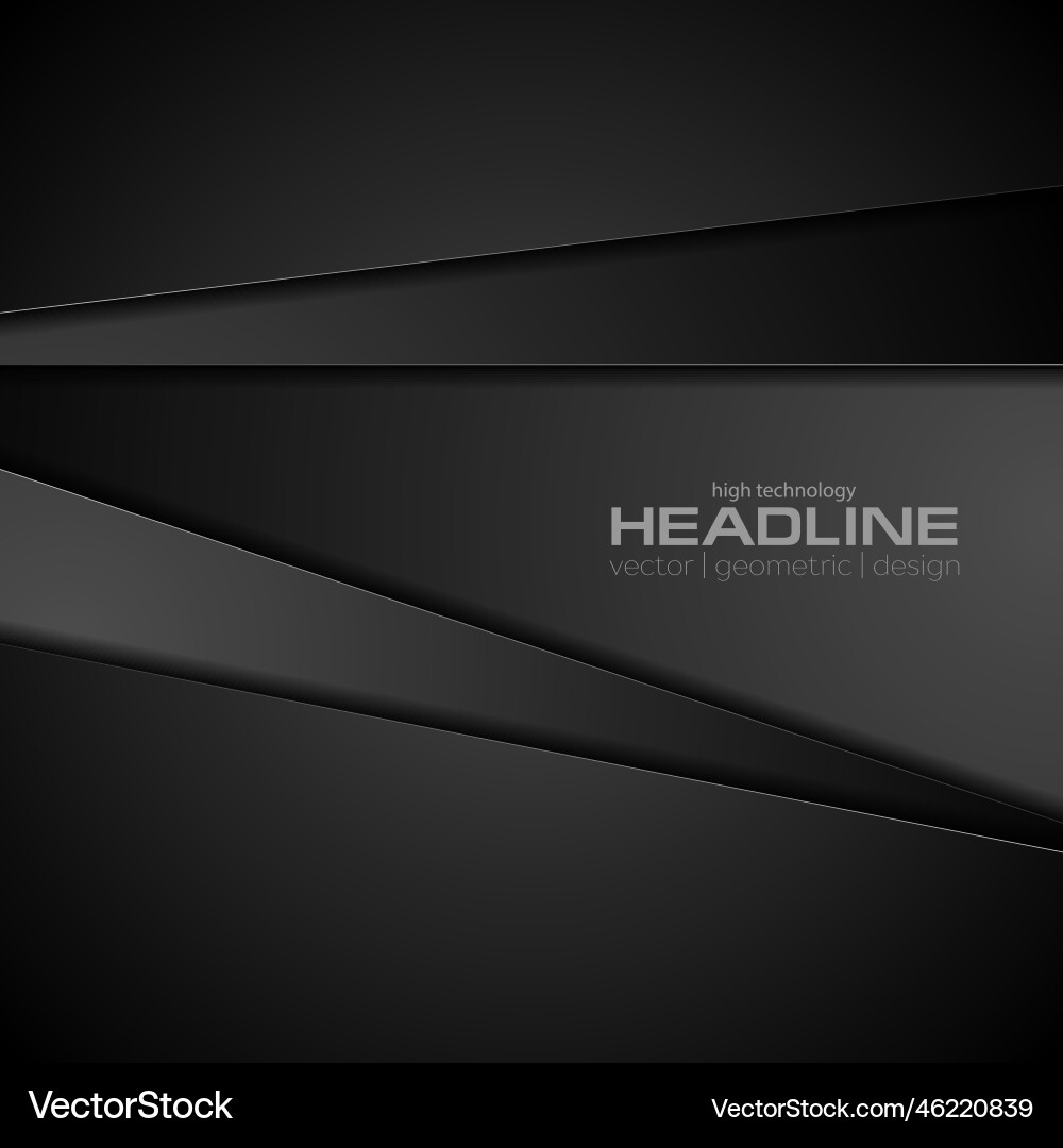 Abstract black concept corporate background Abstract black concept corporate background vector image