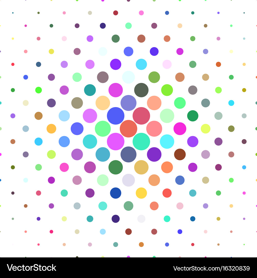 Abstract circle pattern background - geometric vector image
