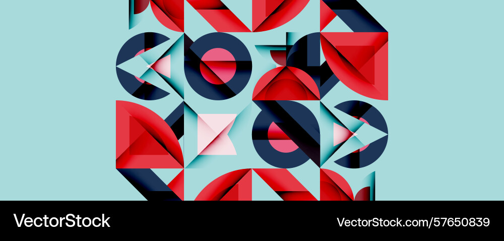 Abstract geometric shapes overlap creating Abstract geometric shapes overlap creating vector image