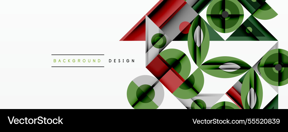 Geometric abstract composition with intersecting Geometric abstract composition with intersecting Vector Image