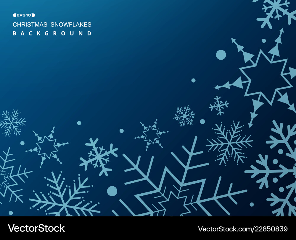 Geometric Snowflake Pattern Vector Image