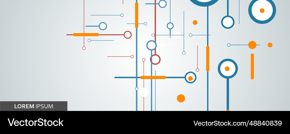Global network technology concept nodes Global network technology concept nodes vector image