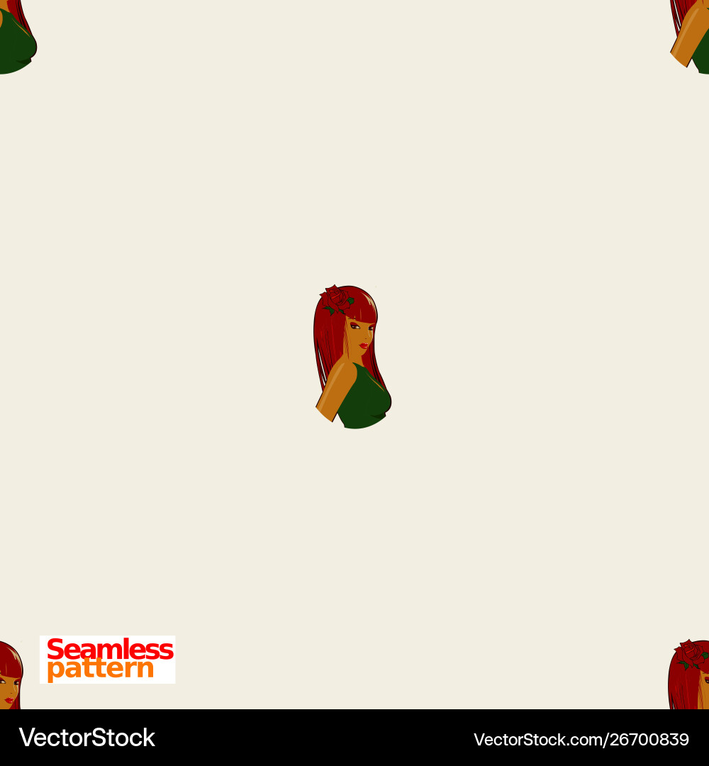 Seamless pattern vector image