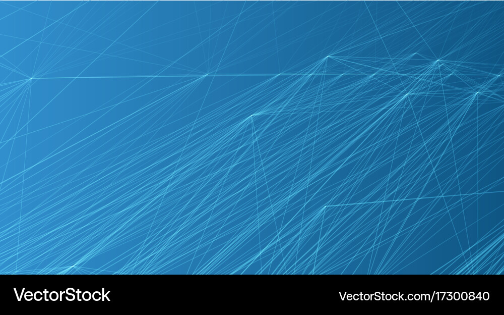 Abstract futuristic lines and dots grid vector image