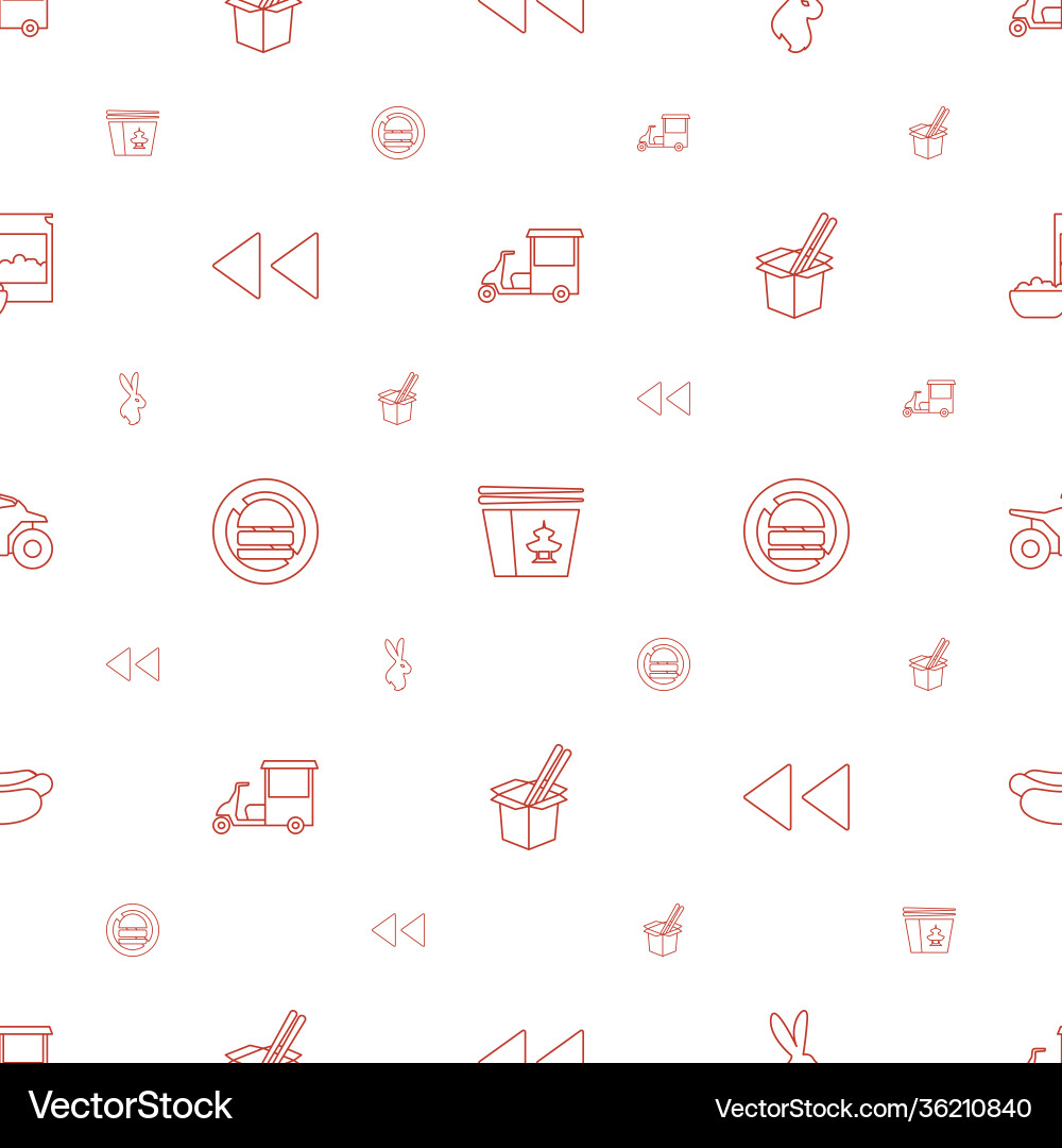 Fast icons pattern seamless white background vector image