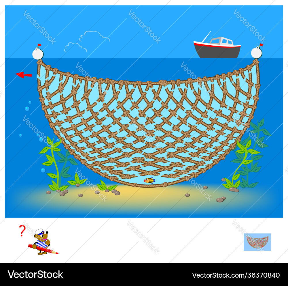 Logic puzzle game with labyrinth for children Vector Image