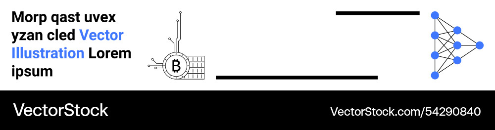 Network node diagrams with lines and blue dots Network node diagrams with lines and blue dots vector image