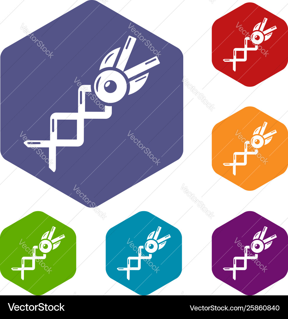 Spring shear icon simple style vector image