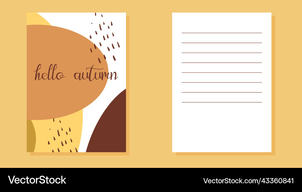 A postcard with different figure pattern A postcard with different figure pattern Vector Image