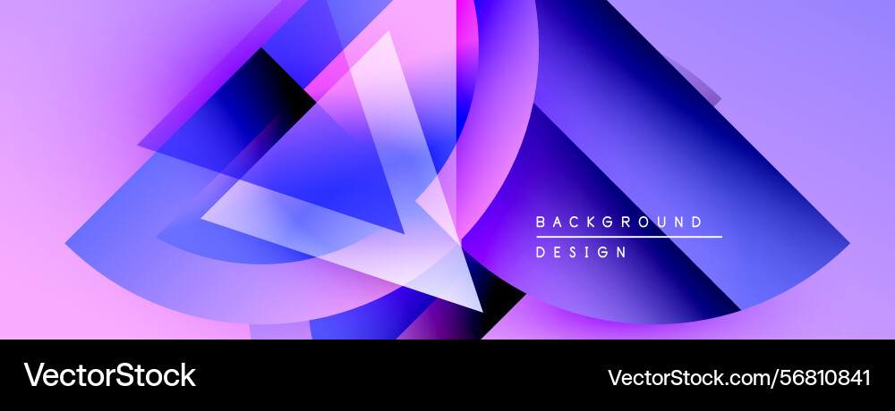 Abstract geometric shapes overlap creating Abstract geometric shapes overlap creating vector image