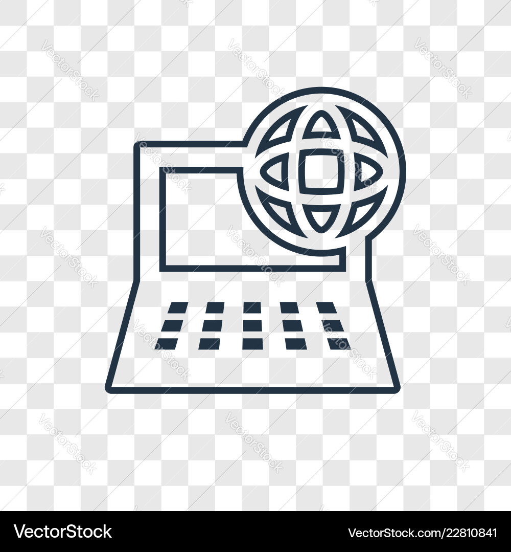 Computer Network Concept Icon vector image