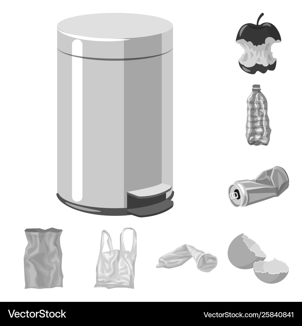Isolated object order and recycling sign set Isolated object order and recycling sign set vector image