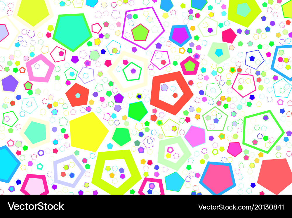 Shape pattern background for graphic design vector image