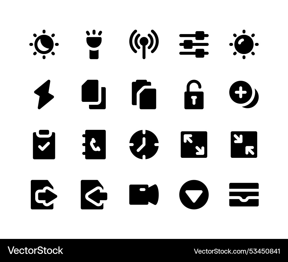 User interface icons User interface icons Vector Image