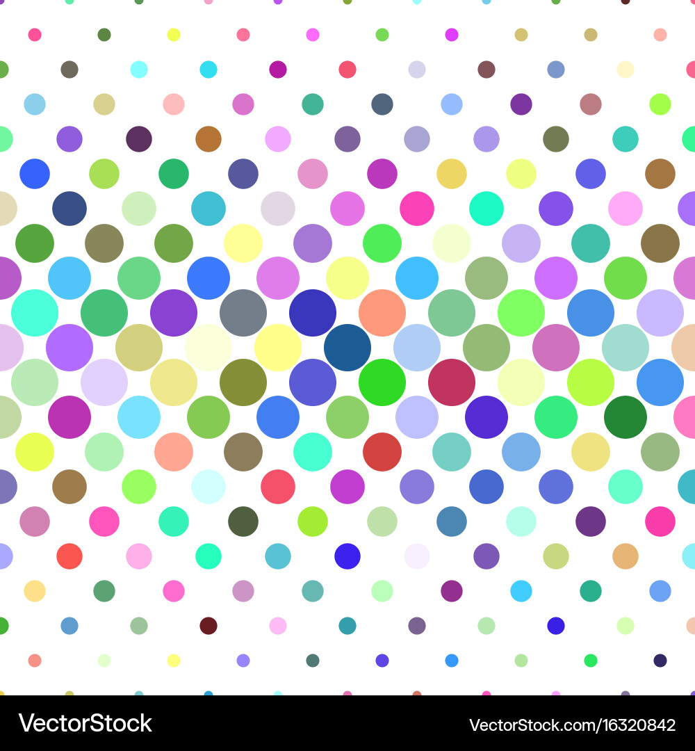 Circle pattern background - from dots vector image