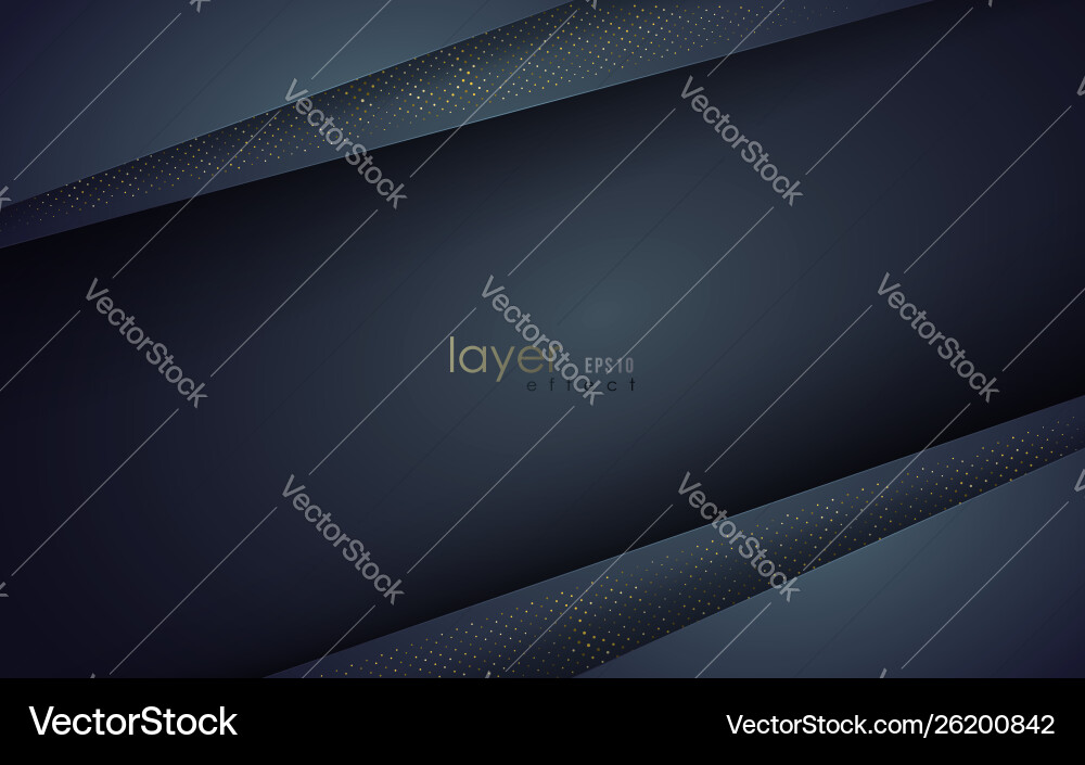 Multi layers effect papercut style texture vector image