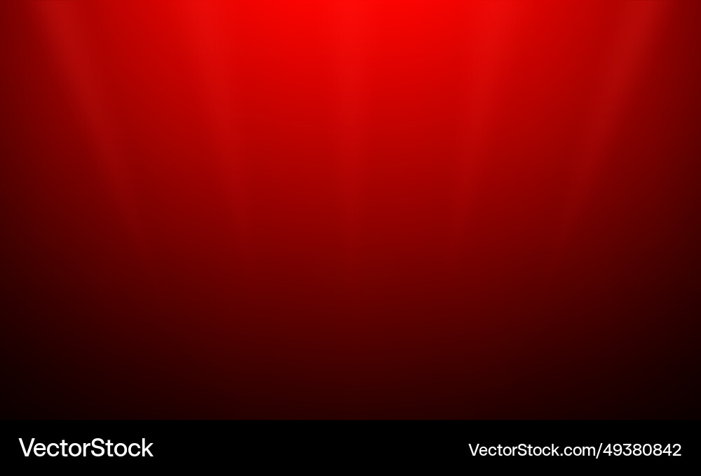 Red abstract background with smooth lines vector image