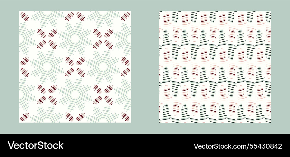 Simple modern scandi shape seamless pattern Simple modern scandi shape seamless pattern vector image