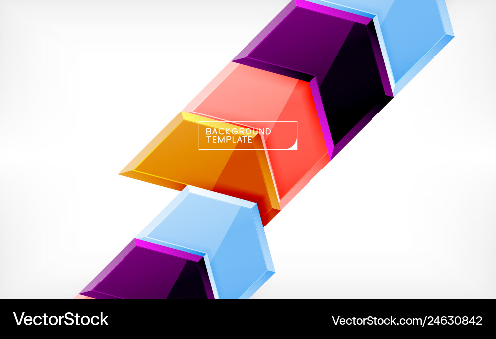 Techno arrow background template design Techno arrow background template design vector image